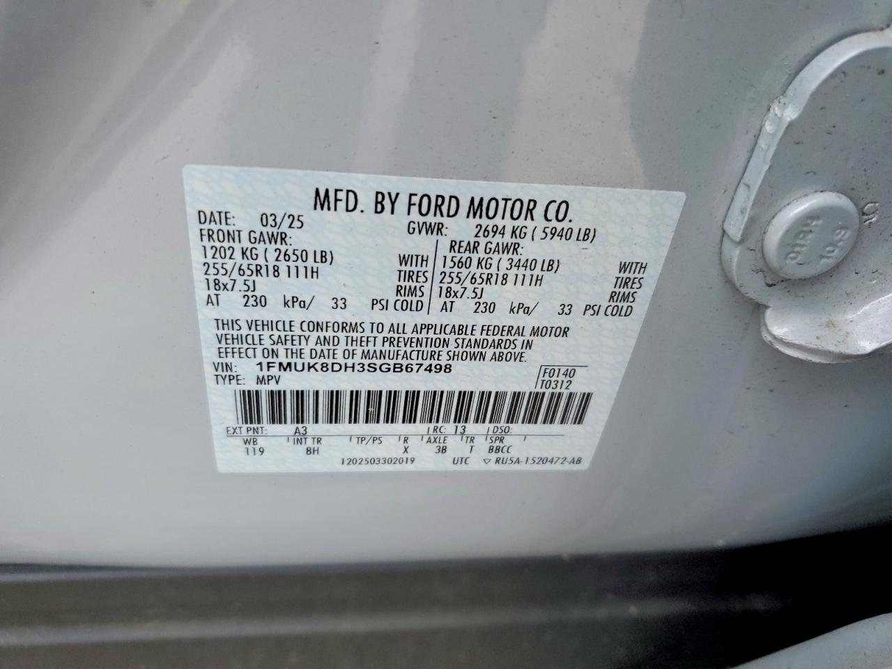 2025 FORD EXPLORER ACTIVE photo 37