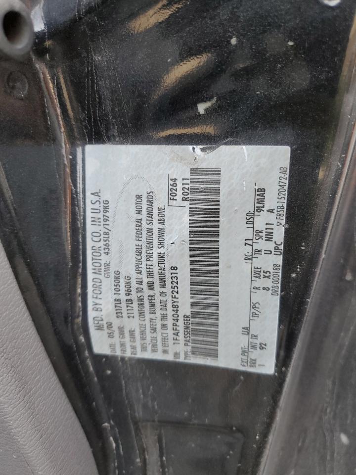 2000 FORD MUSTANG photo 12