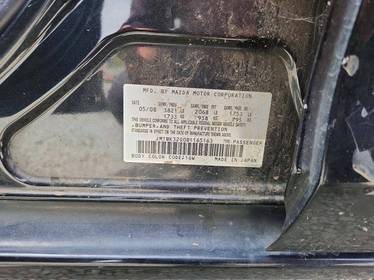 2008 MAZDA 3 I photo 25