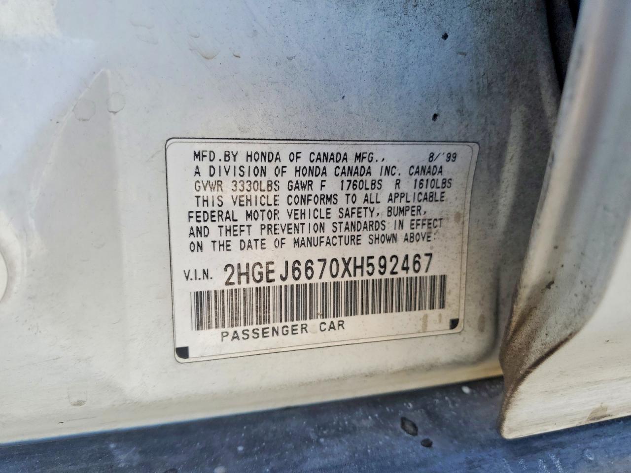 1999 HONDA CIVIC LX photo 25