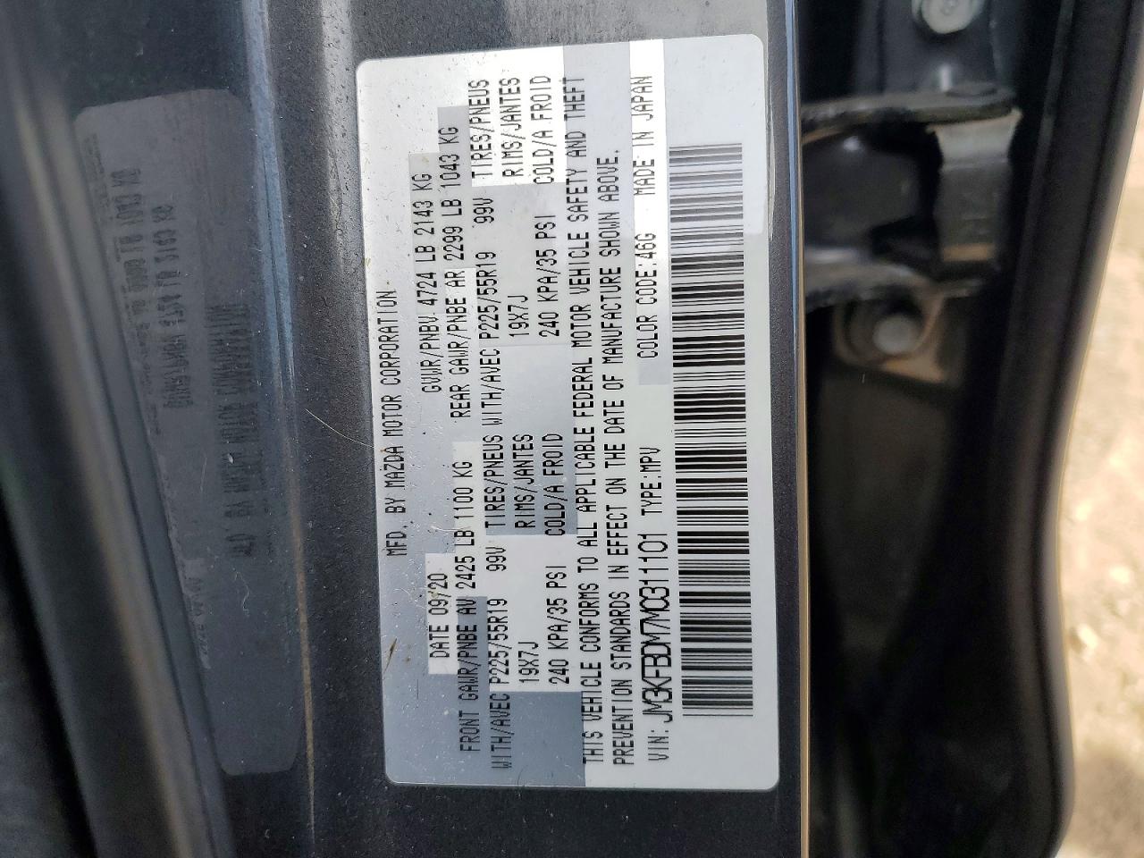 2021 MAZDA CX-5 GRAND TOURING photo 37