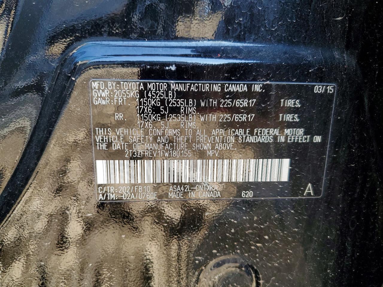 2015 TOYOTA RAV4 LE photo 25