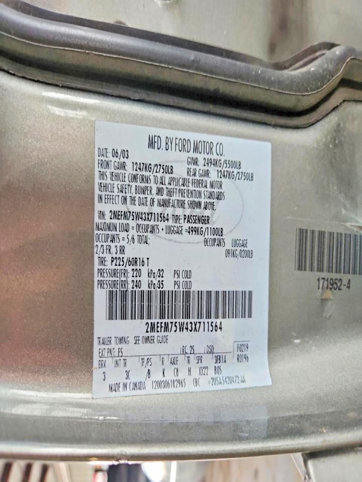 2003 MERCURY GRAND MARQUIS LS photo 23