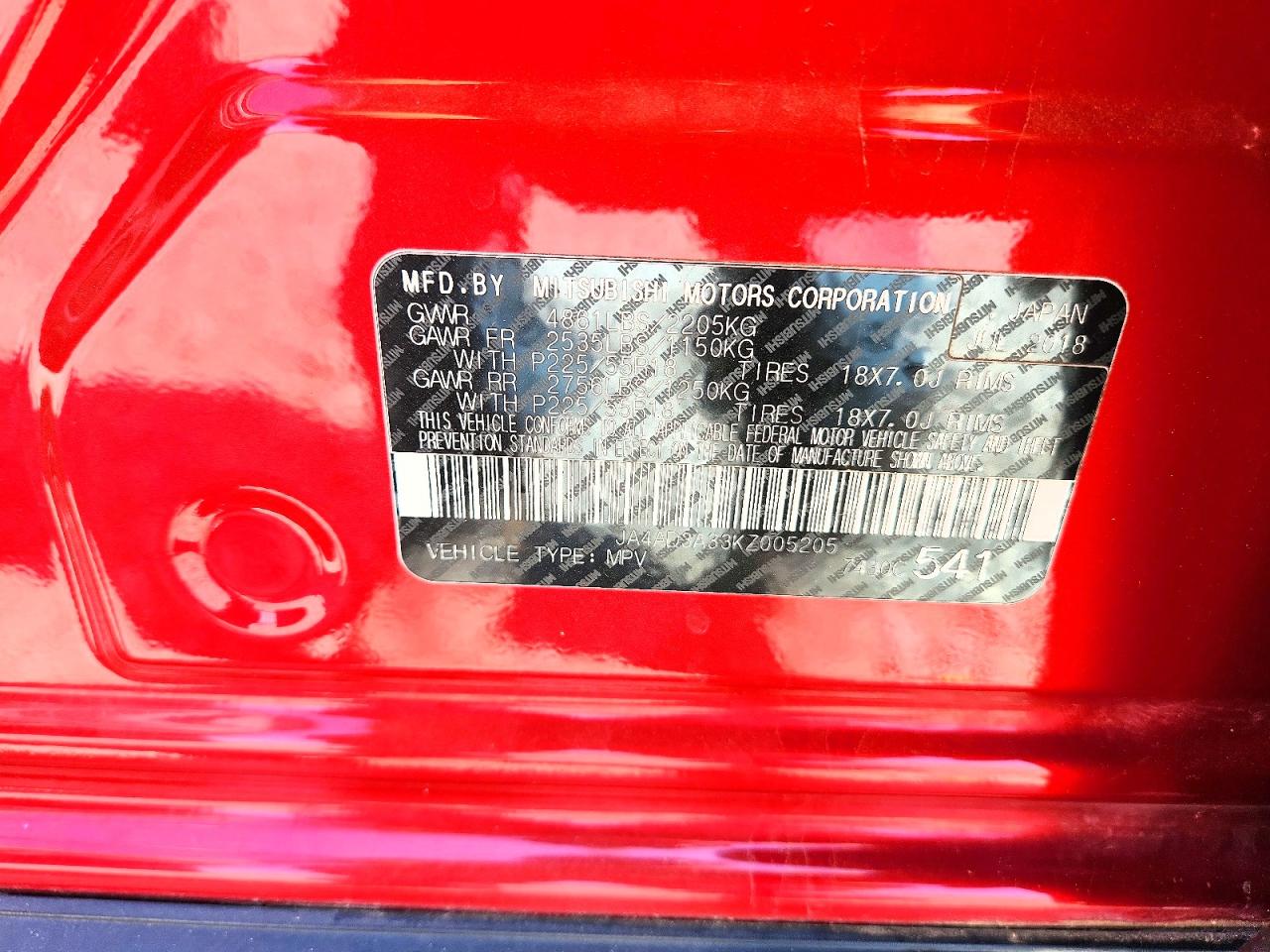 2019 MITSUBISHI OUTLANDER SE photo 27