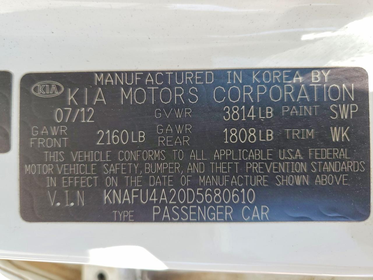 2013 KIA FORTE EX photo 25