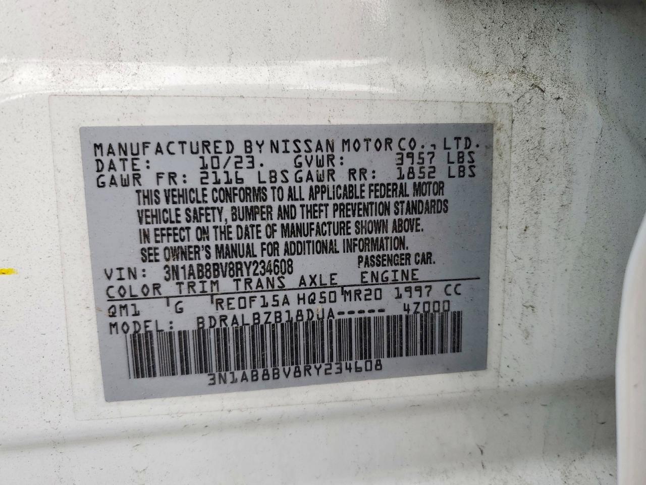 2024 NISSAN SENTRA S photo 23