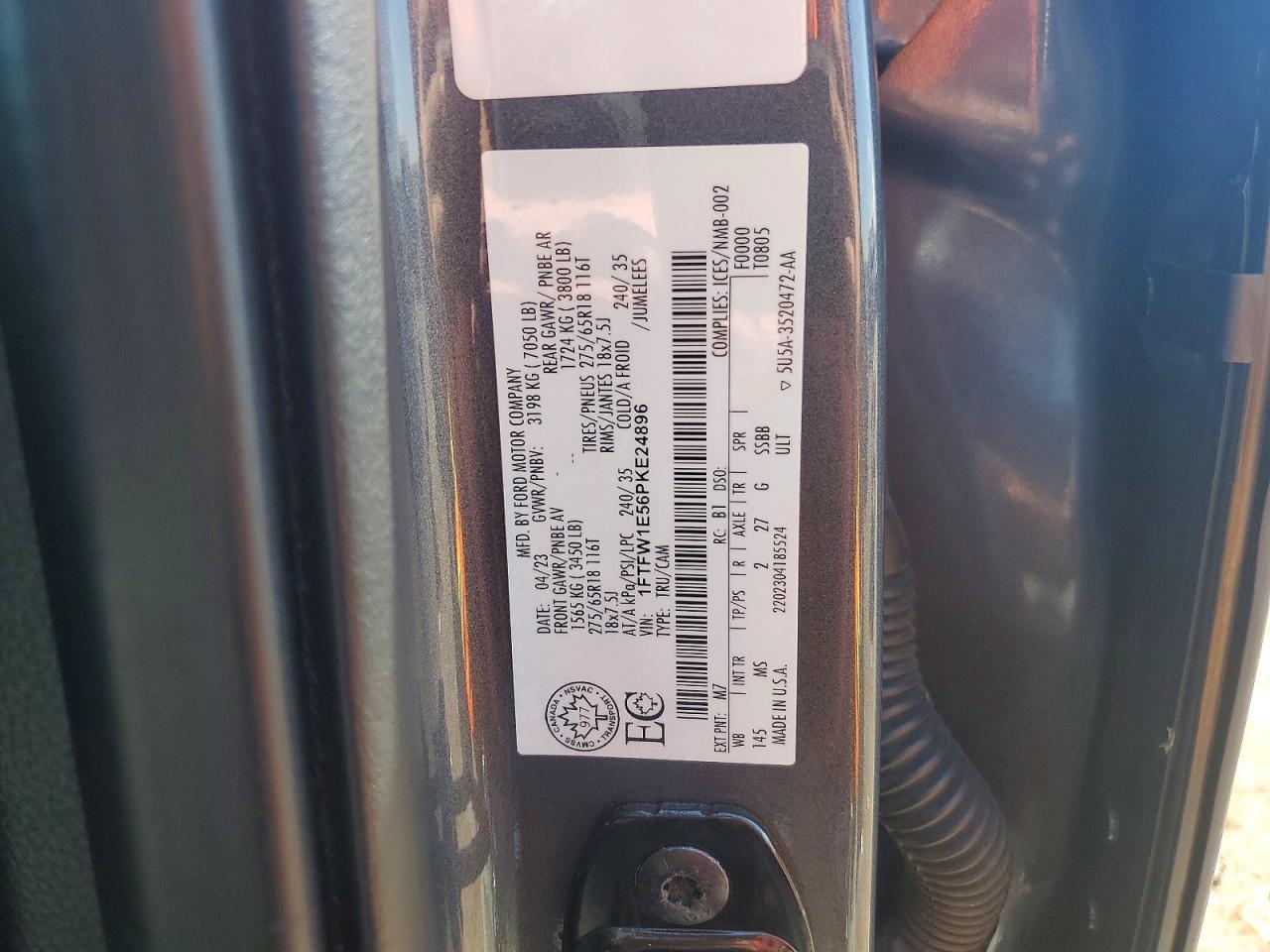 2023 FORD F150 SUPERCREW photo 34