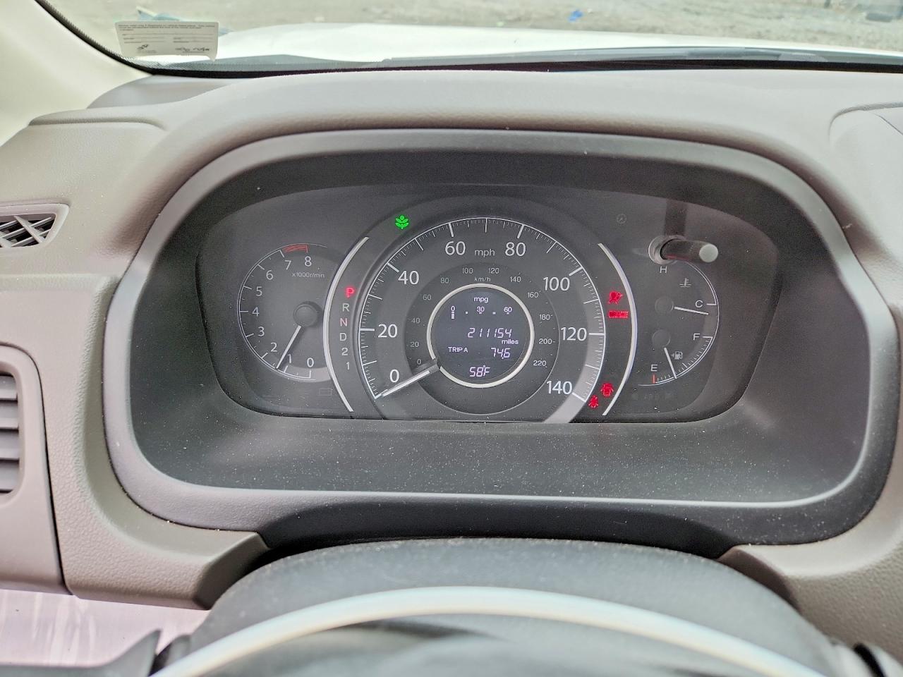 2012 HONDA CR-V EXL photo 9