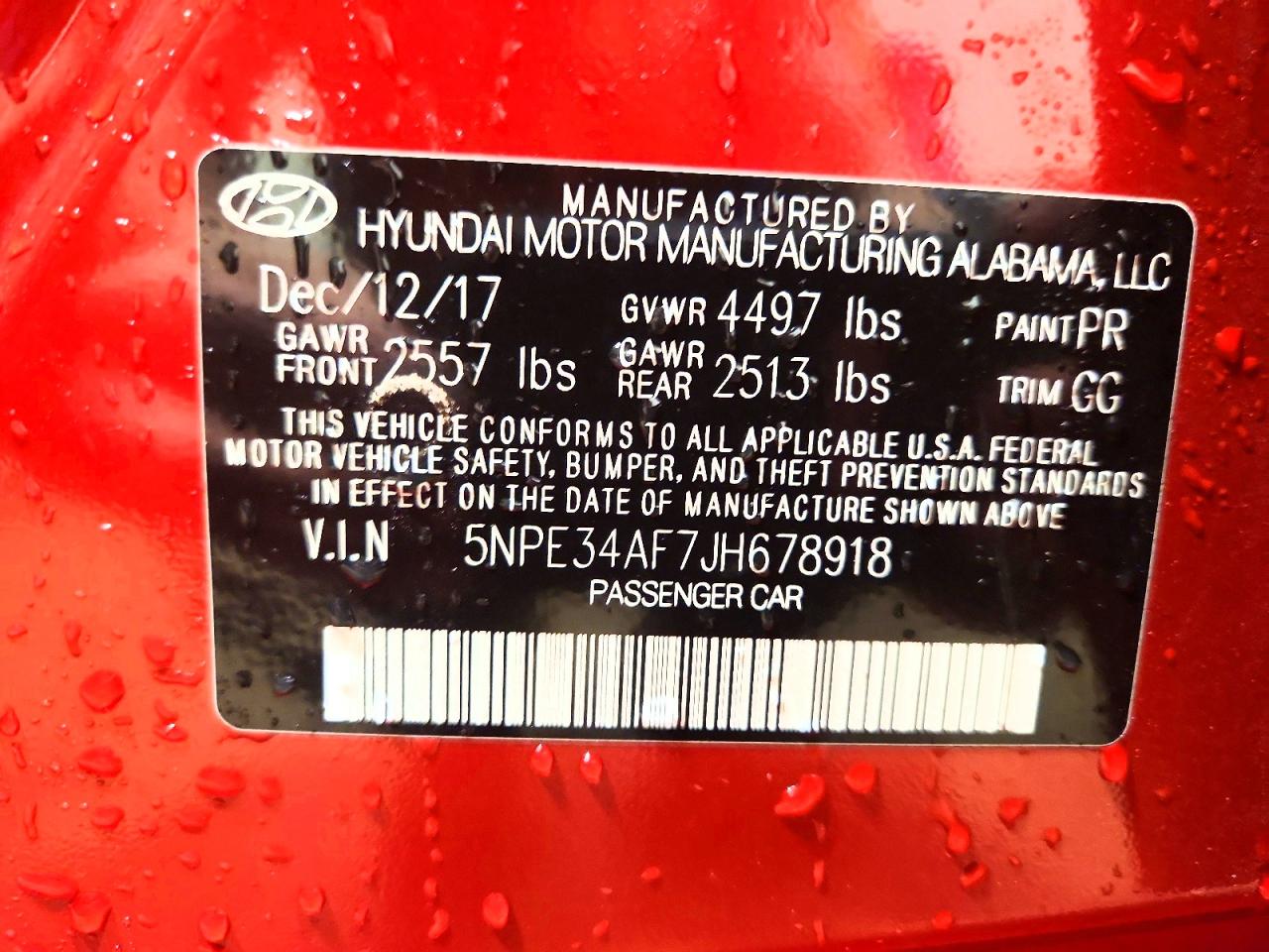 2018 HYUNDAI SONATA LIMITED photo 34