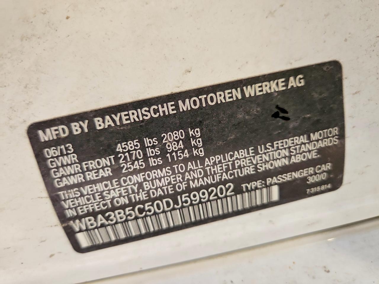 2013 BMW 328 XI SULEV photo 12