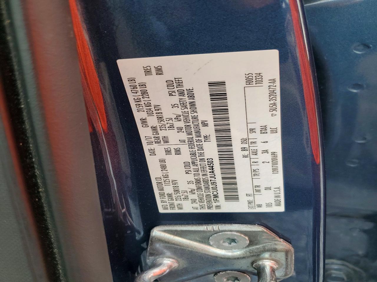 2018 FORD ESCAPE TITANIUM photo 23