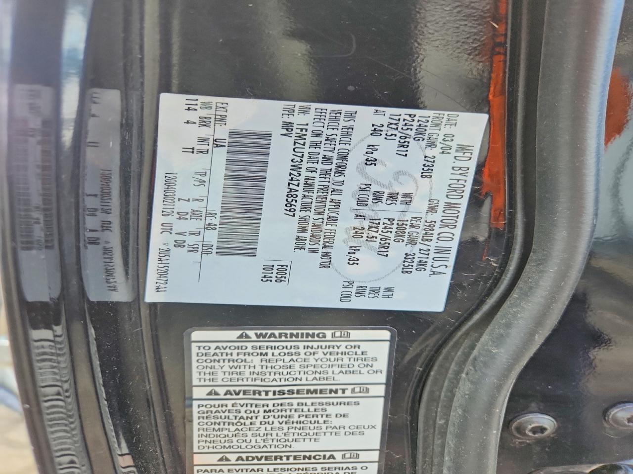 2004 FORD EXPLORER XLT photo 13