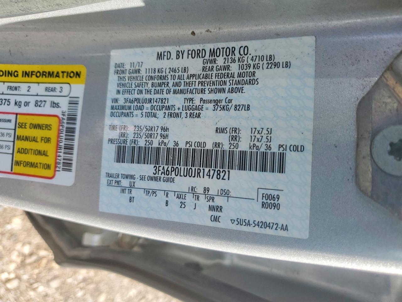 2018 FORD FUSION SE HYBRID photo 23