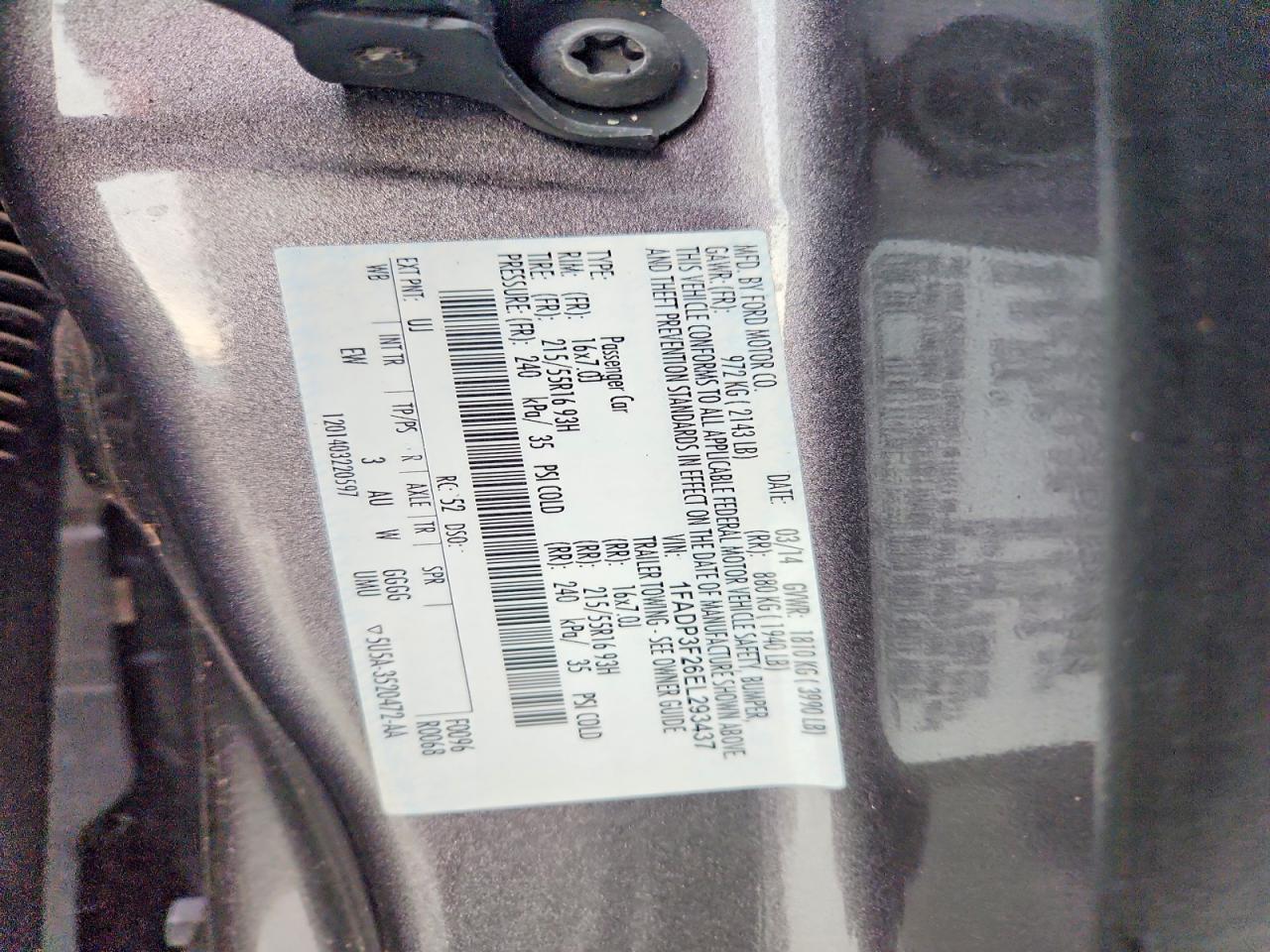 2014 FORD FOCUS SE photo 12