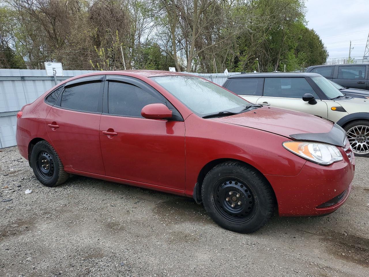 2010 HYUNDAI ELANTRA BLUE photo 7