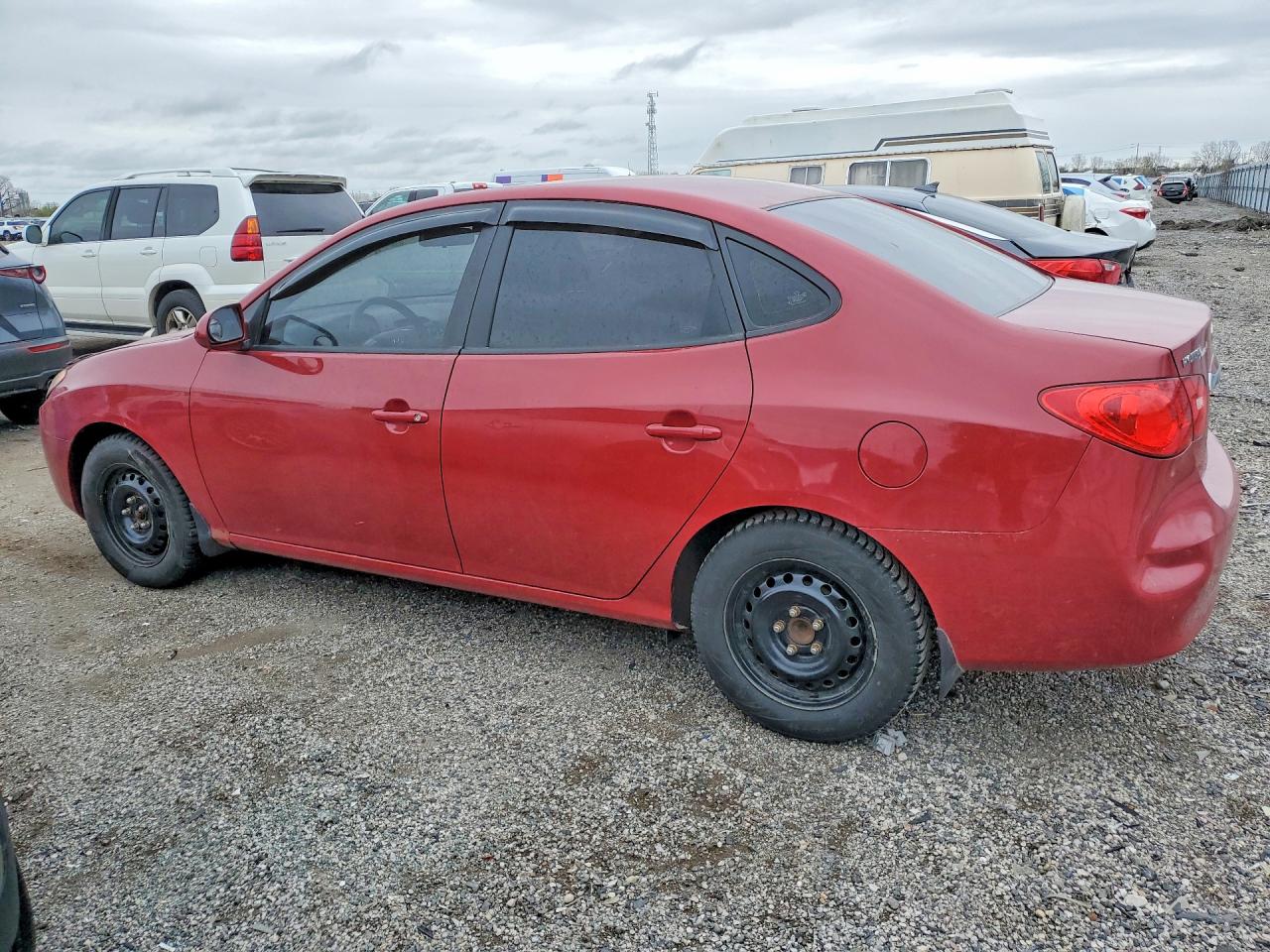 2010 HYUNDAI ELANTRA BLUE photo 3