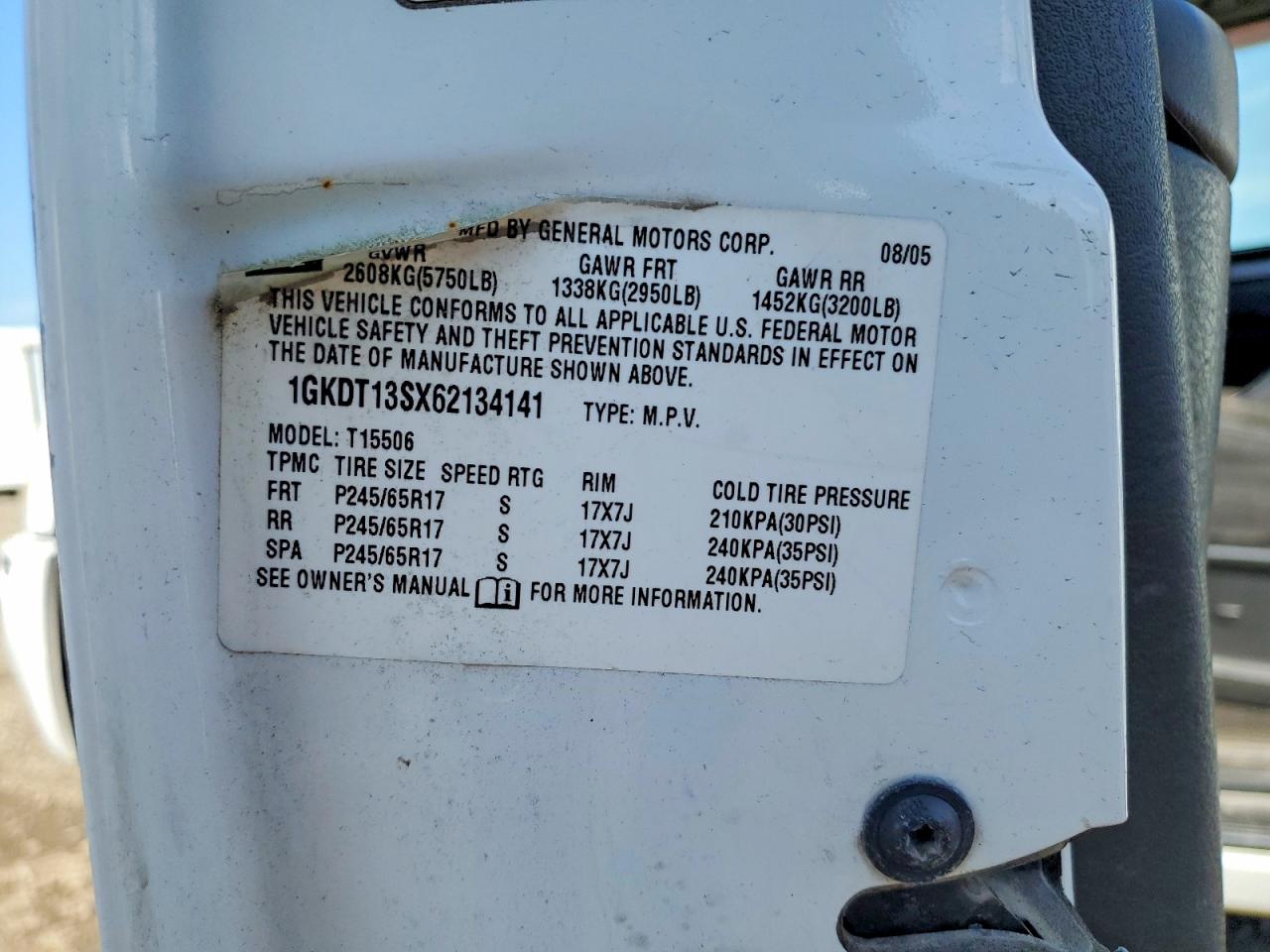 2006 GMC ENVOY photo 13