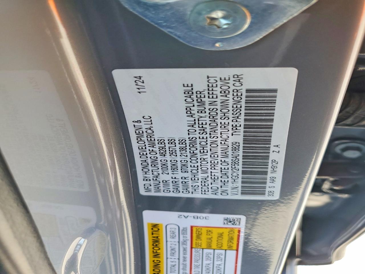 2025 HONDA ACCORD HYBRID SPORT photo 23