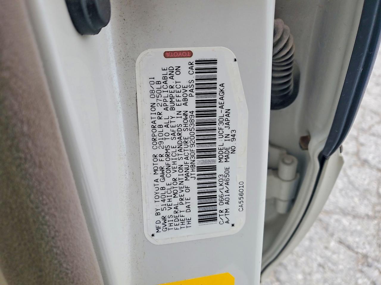 2002 LEXUS LS 430 photo 25