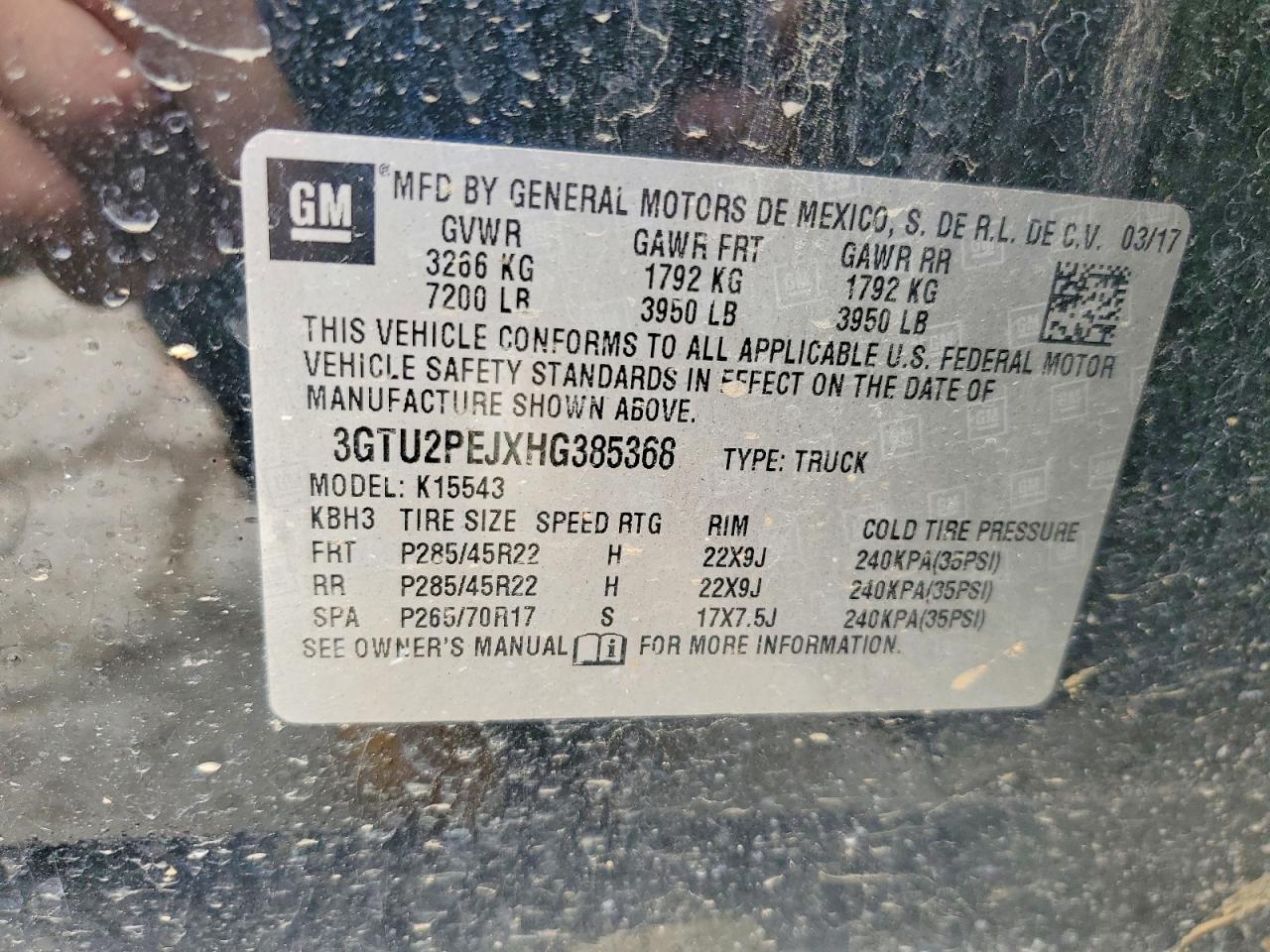 2017 GMC SIERRA K1500 DENALI photo 23