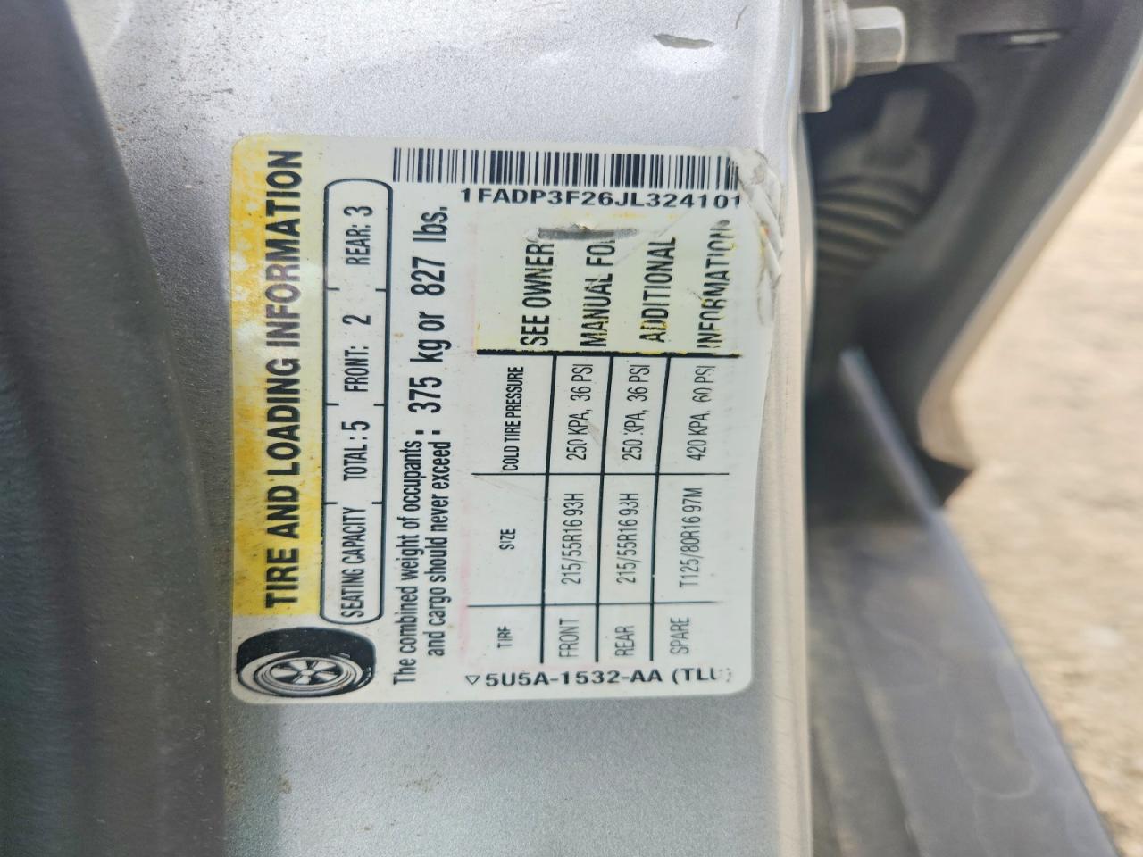 2018 FORD FOCUS SE photo 12