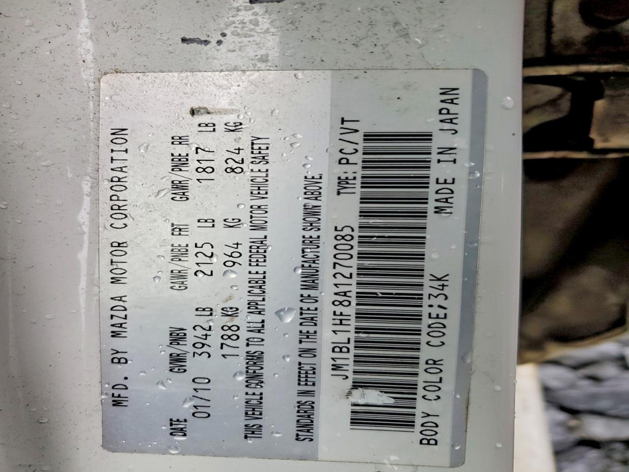 2010 MAZDA 3 I photo 25