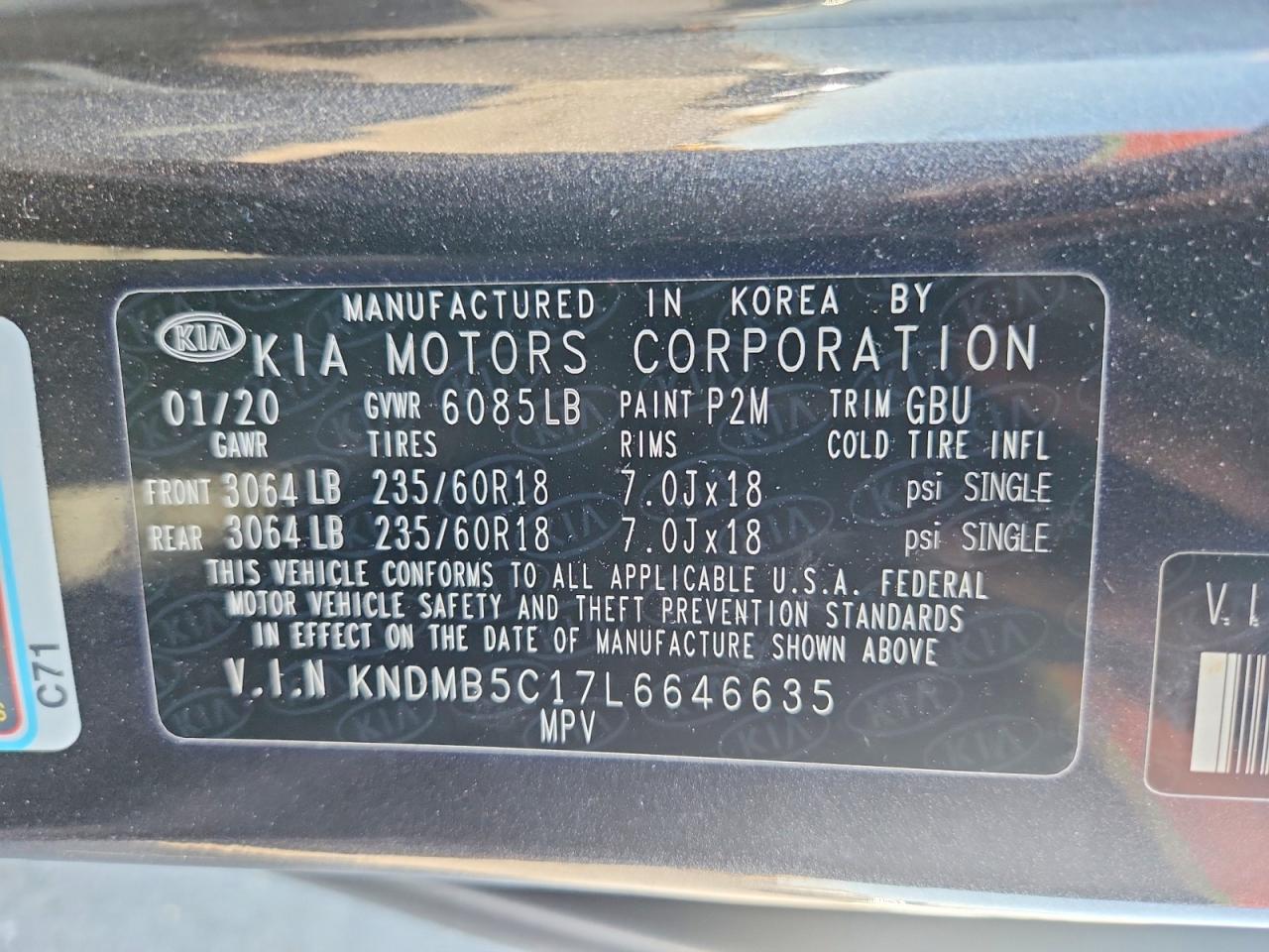 2020 KIA SEDONA EX photo 37