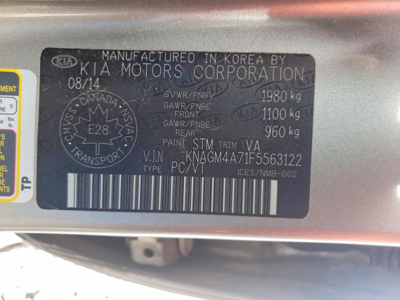 2015 KIA OPTIMA LX photo 23