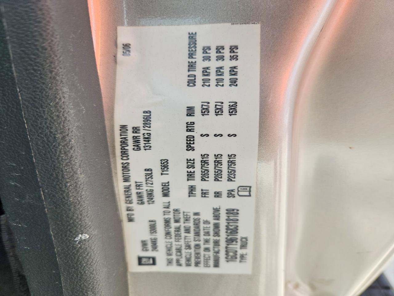 2006 CHEVROLET COLORADO photo 37