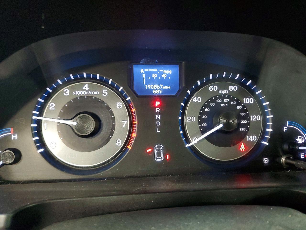 2012 HONDA ODYSSEY TOURING photo 9