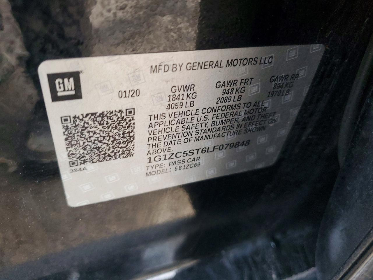 2020 CHEVROLET MALIBU LS photo 37