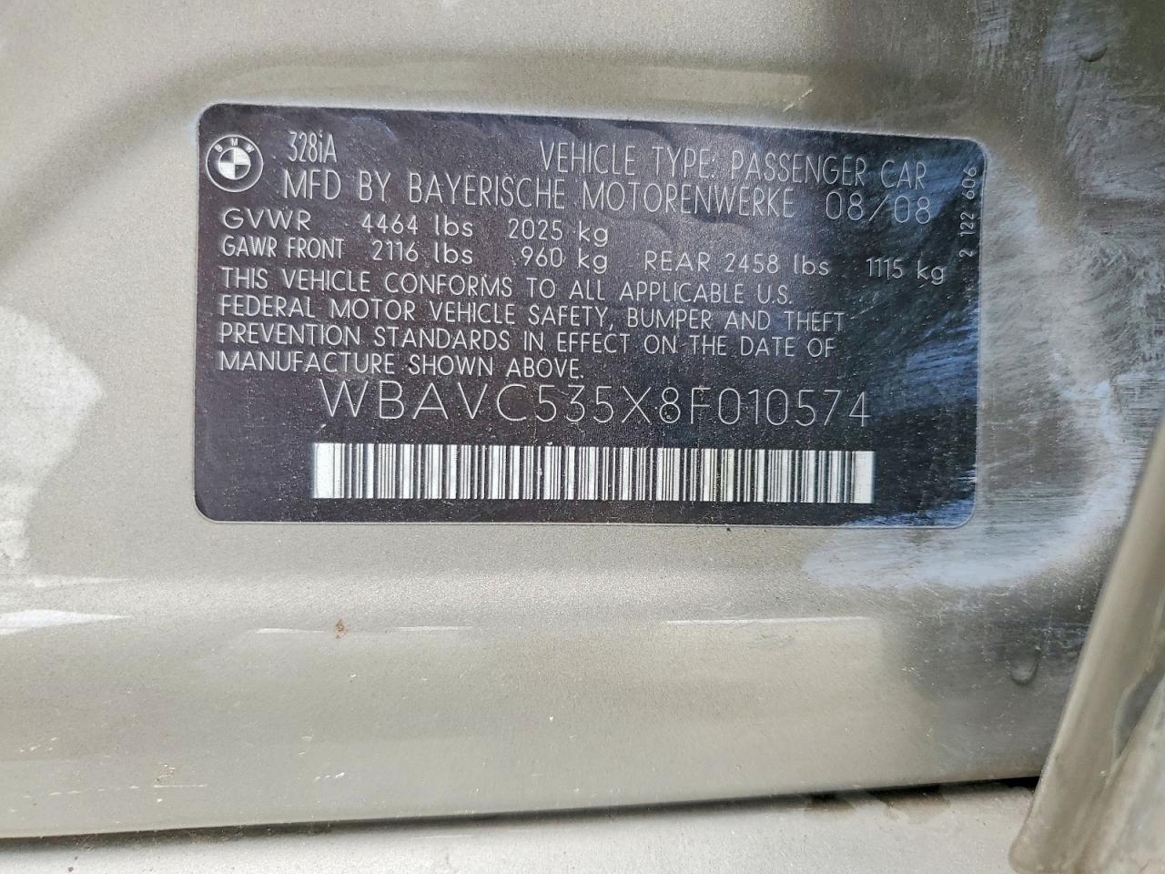 2008 BMW 328 I SULEV photo 23