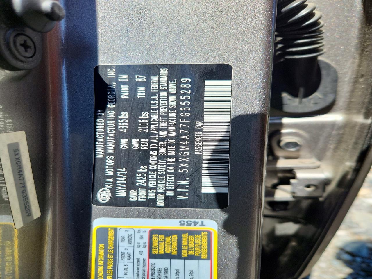 2015 KIA OPTIMA LX photo 30