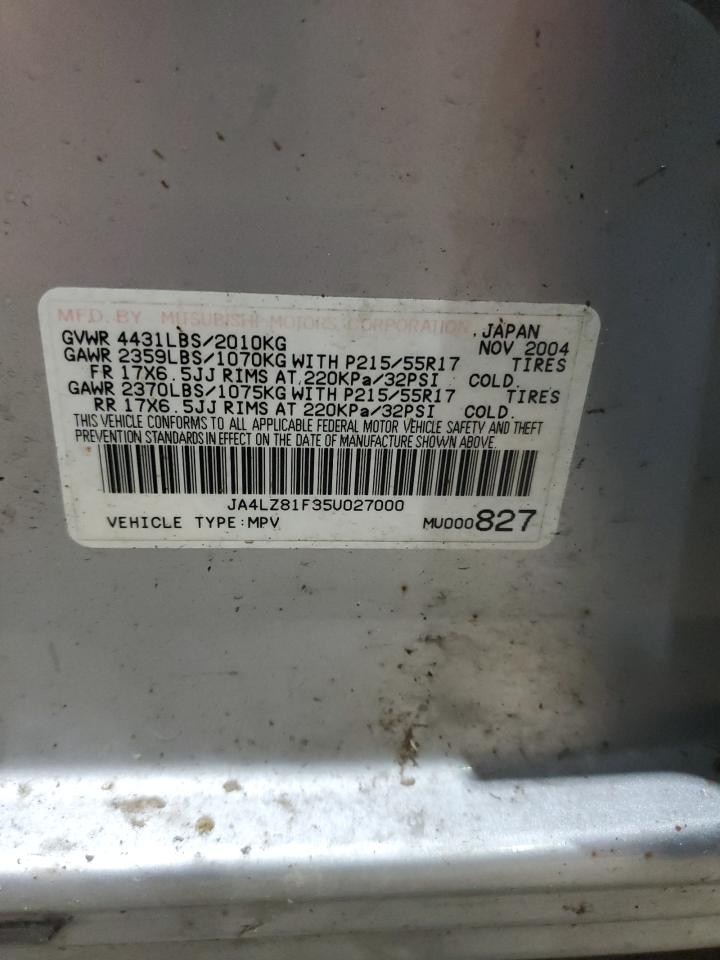 2005 MITSUBISHI OUTLANDER LIMITED photo 37
