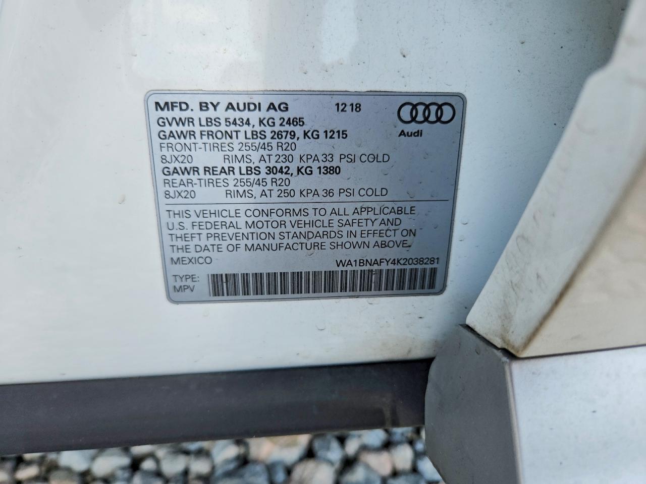 2019 AUDI Q5 PREMIUM PLUS photo 37