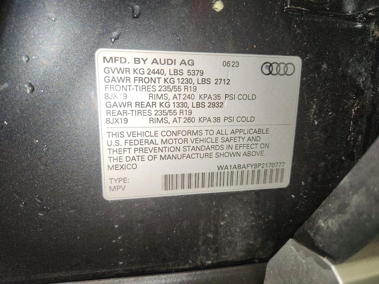 2023 AUDI Q5 PREMIUM 40 photo 37