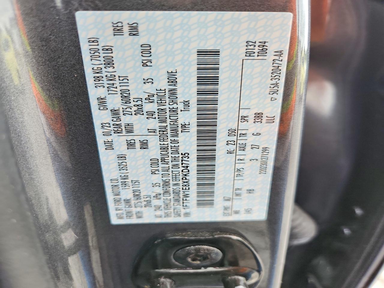 2023 FORD F150 SUPERCREW photo 34