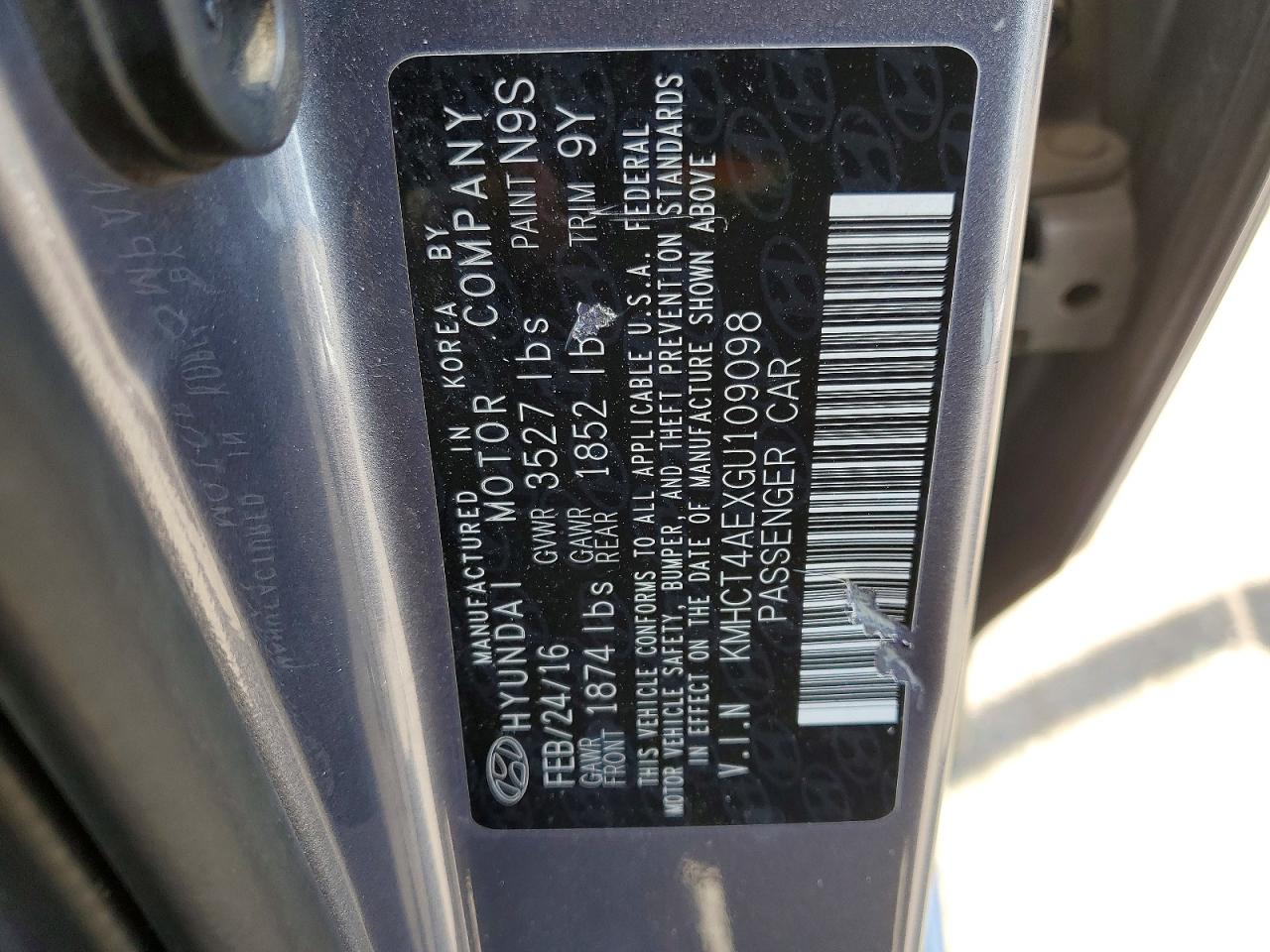 2016 HYUNDAI ACCENT SE photo 25