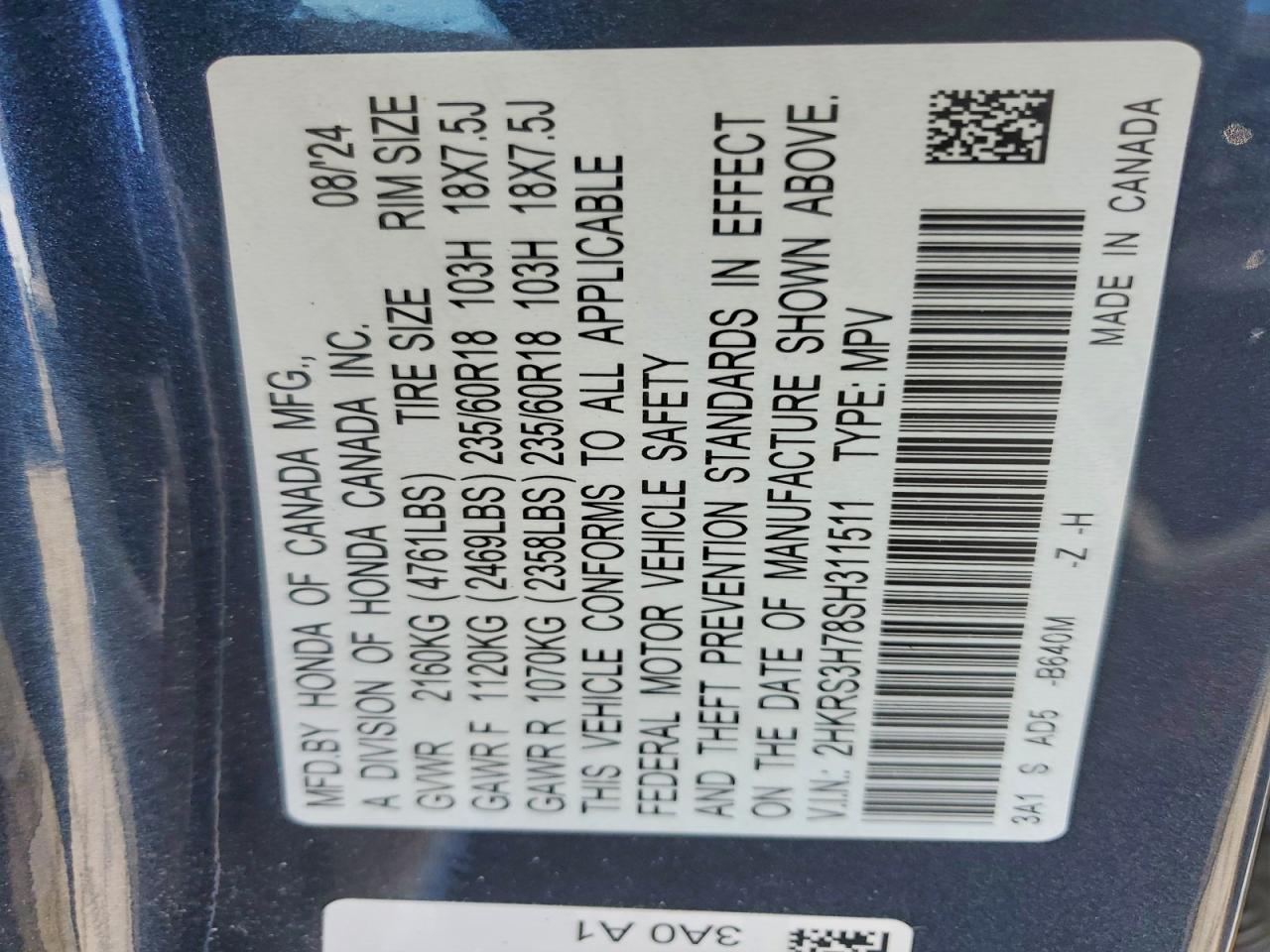 2025 HONDA CR-V EXL photo 13