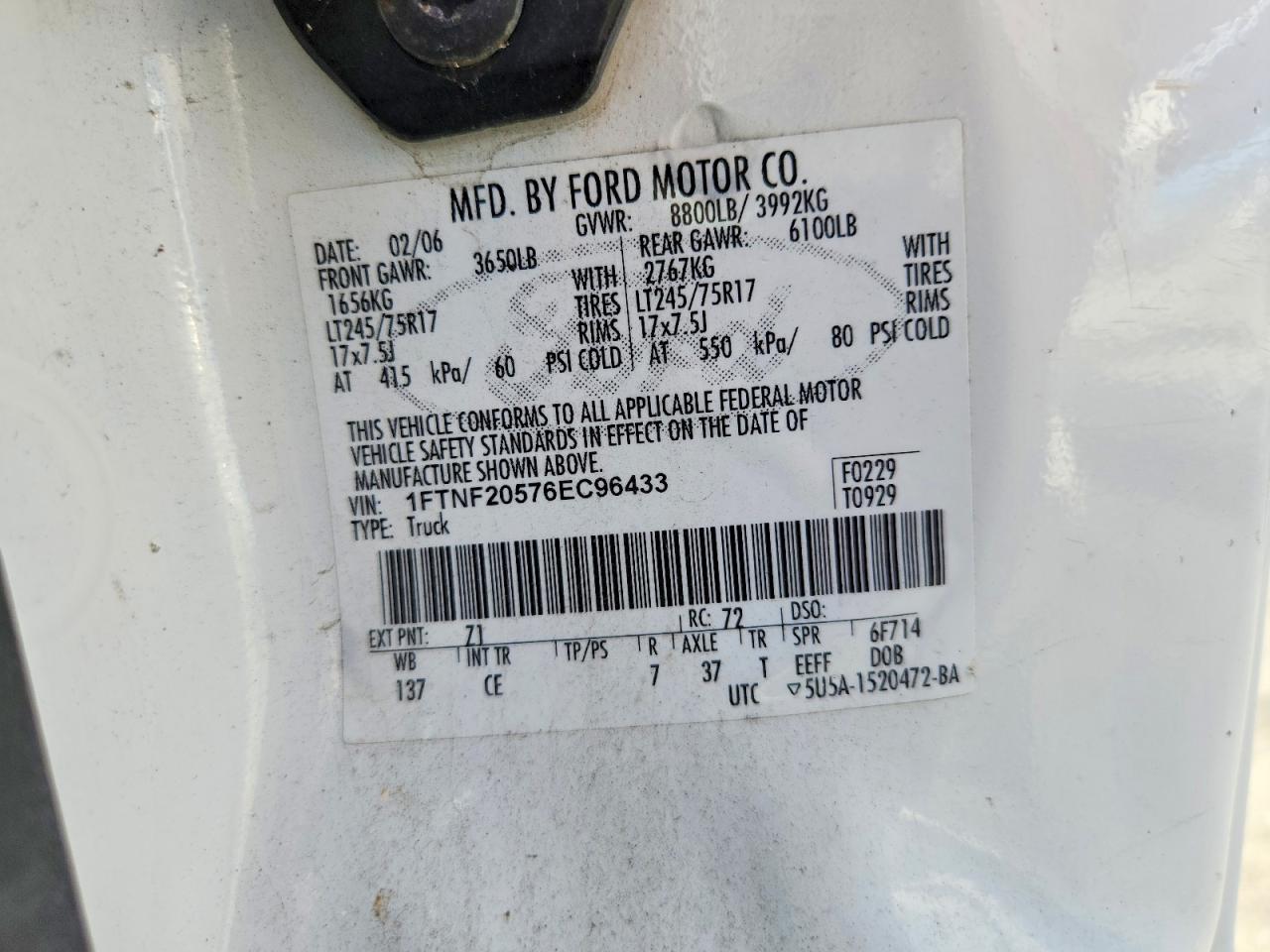 2006 FORD F250 SUPER DUTY photo 37