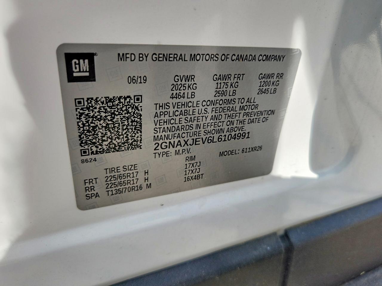 2020 CHEVROLET EQUINOX LT photo 40