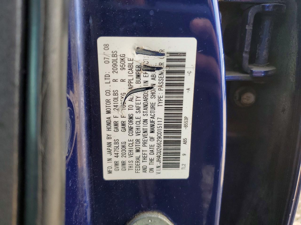 2009 ACURA TSX photo 13
