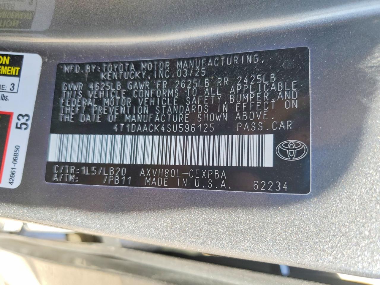 2025 TOYOTA CAMRY XSE photo 34