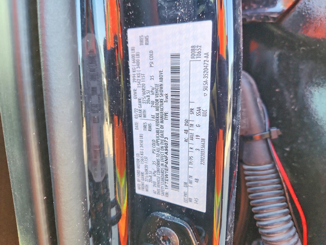 2022 FORD F150 SUPERCREW photo 23