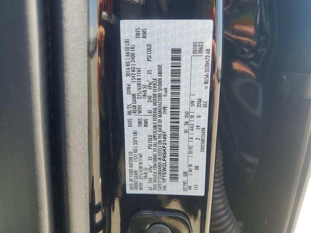 2025 FORD F150 STX photo 34
