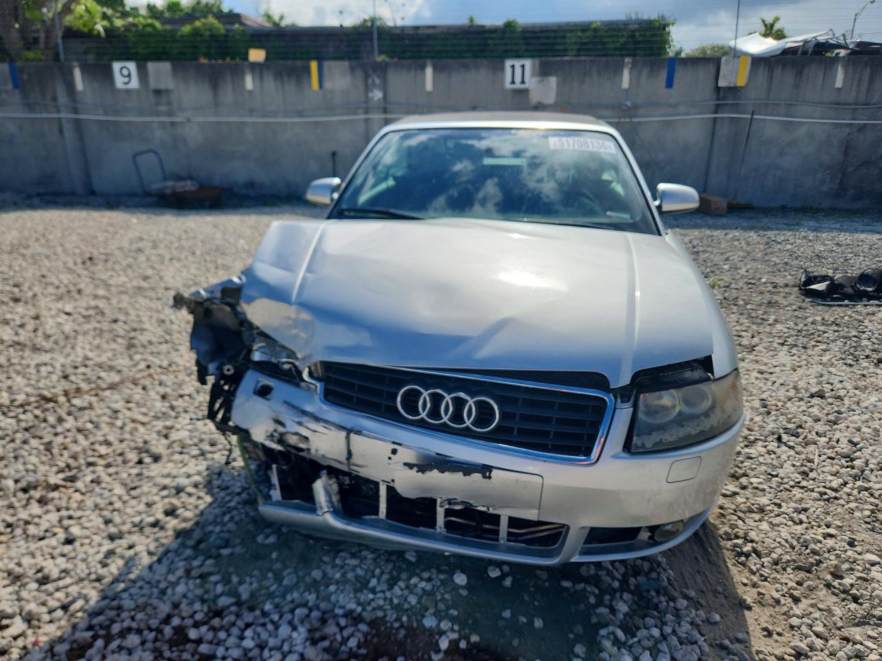 2005 AUDI A4 1.8 CABRIOLET photo 9