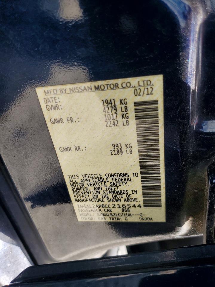 2012 NISSAN ALTIMA 2.5 photo 23