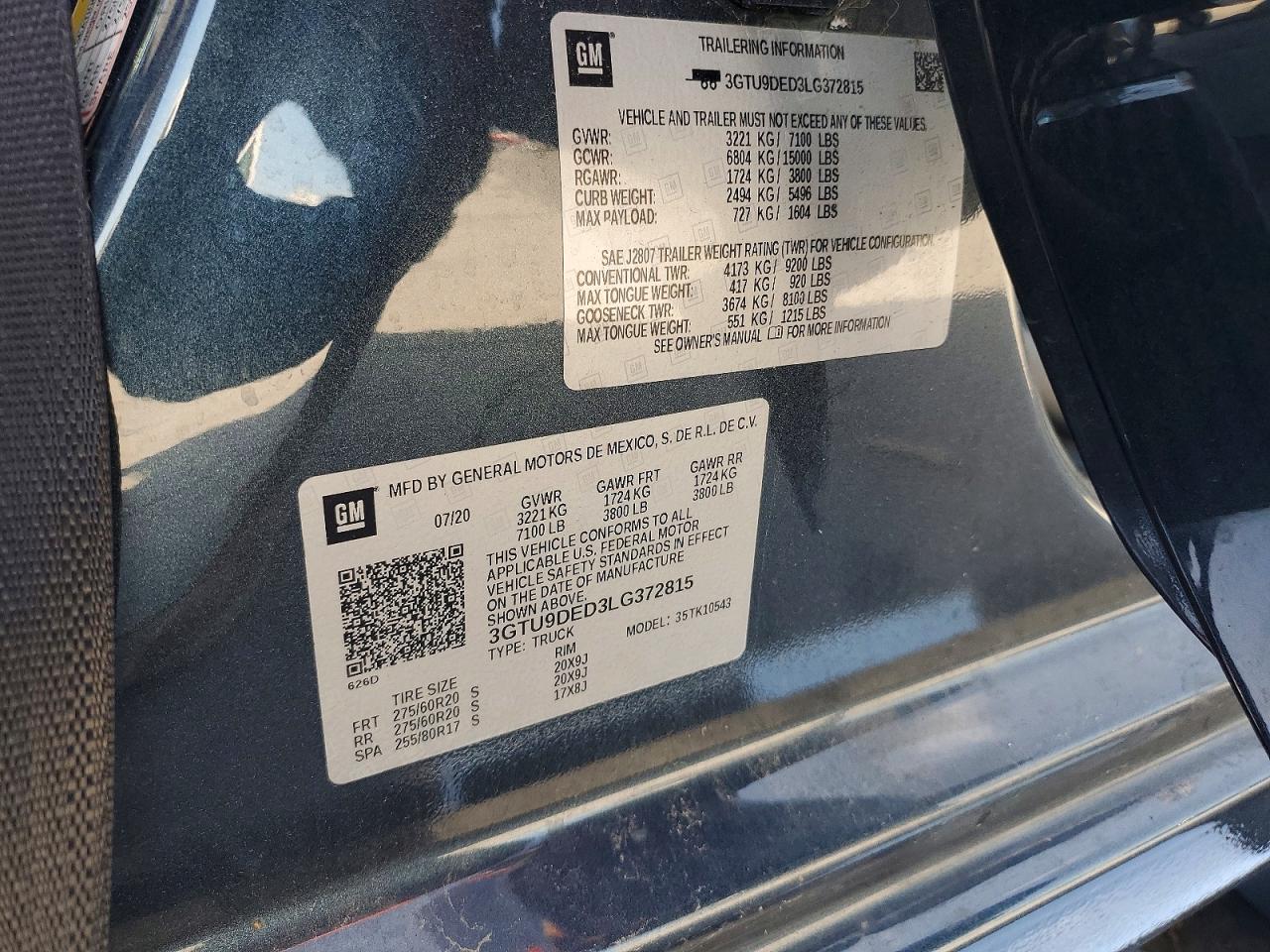 2020 GMC SIERRA K1500 SLT photo 12