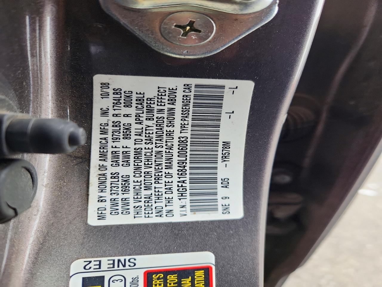 2009 HONDA CIVIC EX photo 12