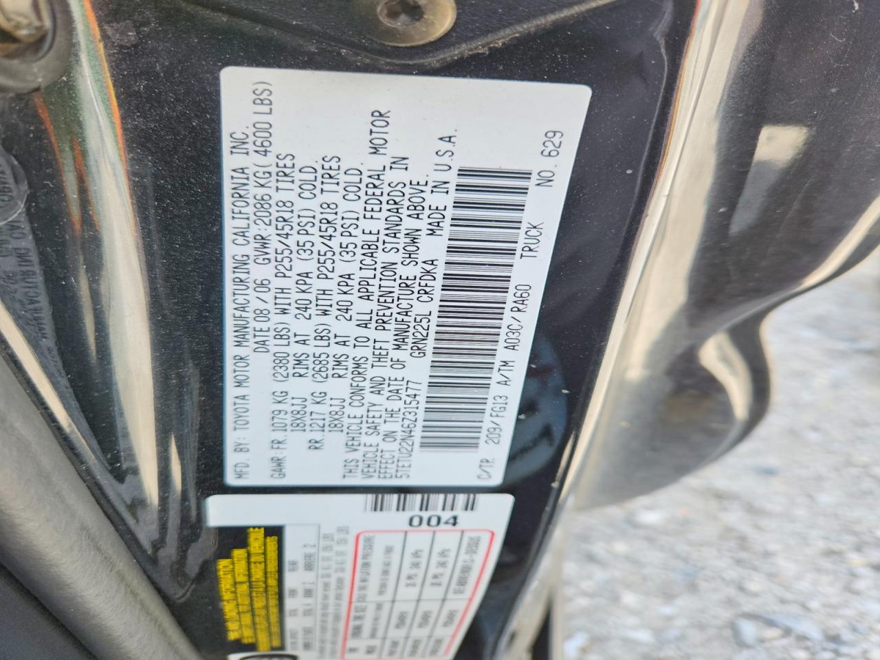 2006 TOYOTA TACOMA X-RUNNER ACCESS CAB photo 23